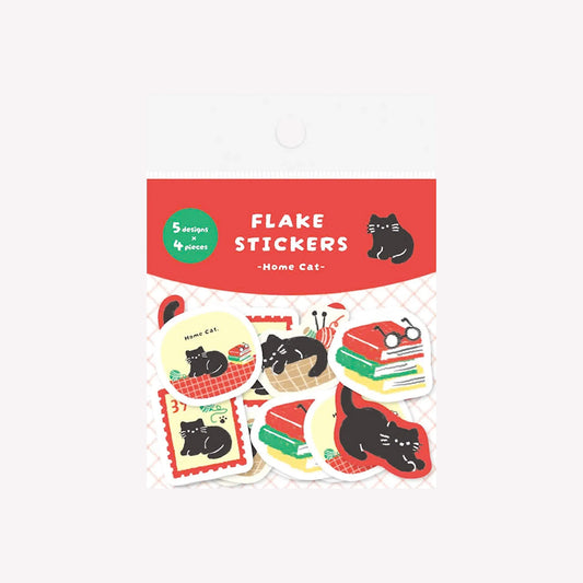 Furukawashiko Winter 2026 House Cat Flake Stickers