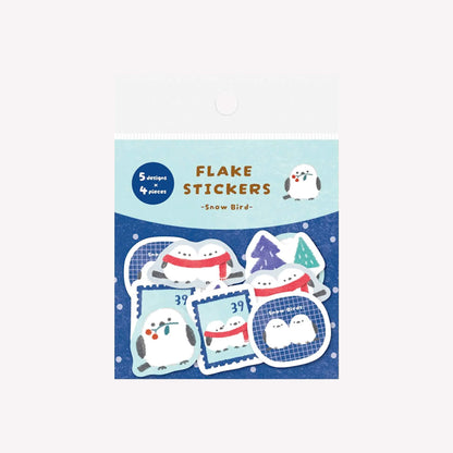Furukawashiko Winter 2026 Snow Bird Flake Stickers