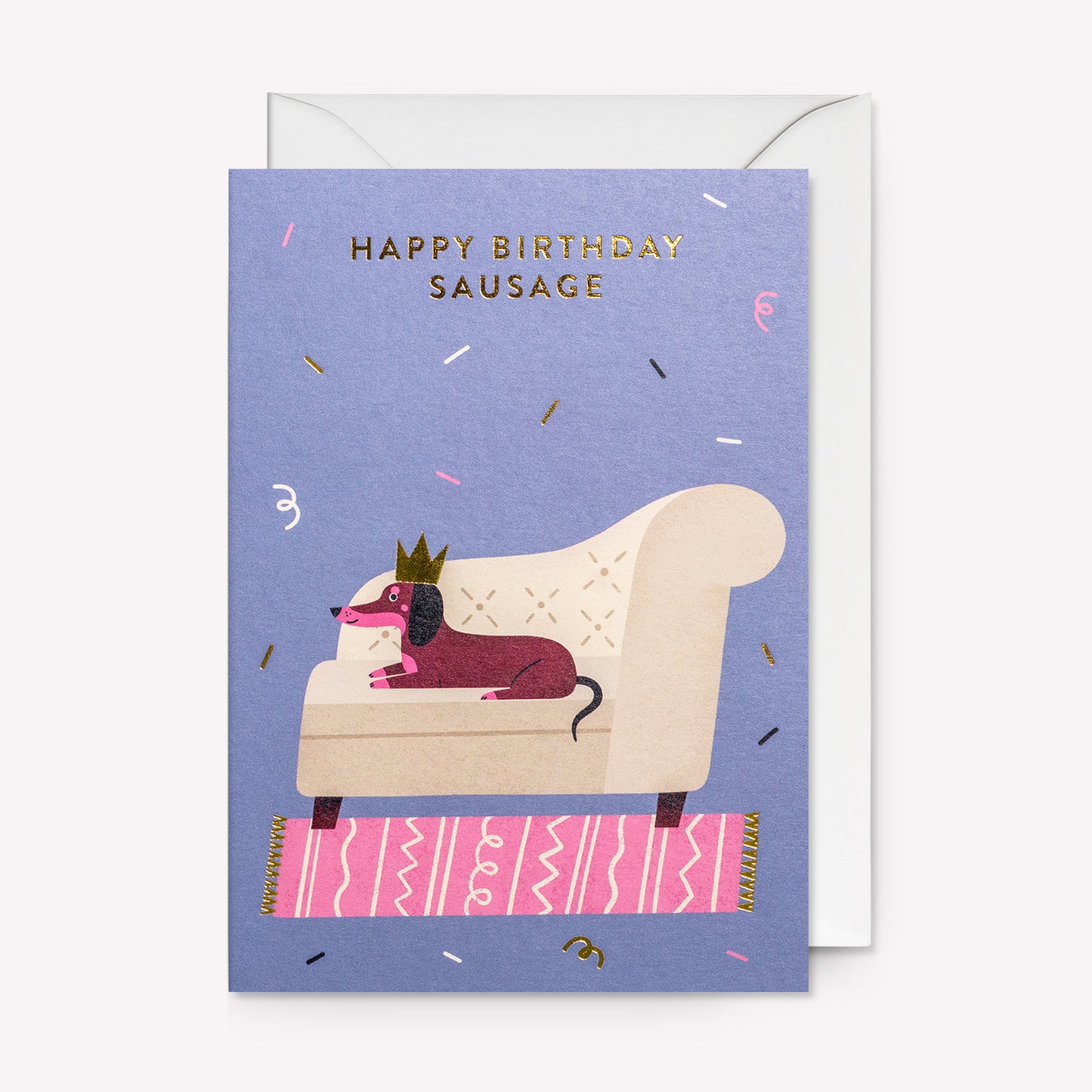 Birthday Sausage Dog Greetings Card