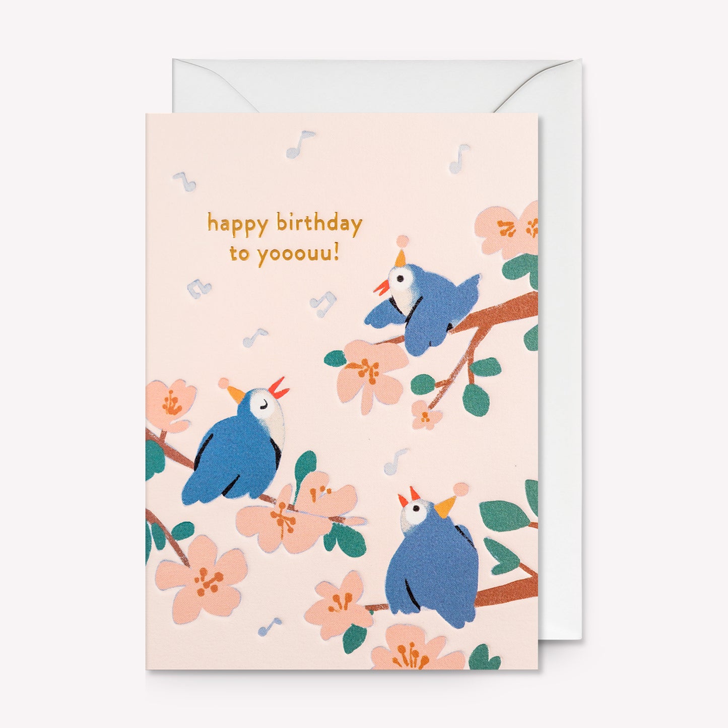 Happy Birthday to Yooouu Bluebirds Greetings Card
