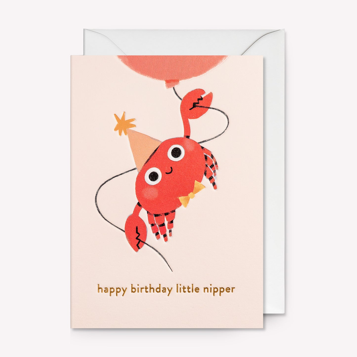 Happy Birthday Little Nipper Crab Greetings Card