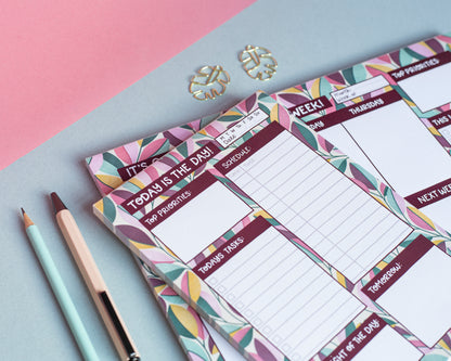 Today Is The Day Daily Desk Planner