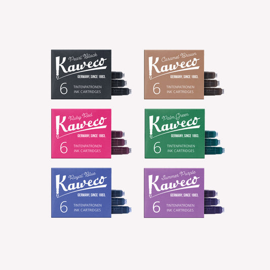 Kaweco Fountain Pen Ink Refill Cartridges (Pack of 6)