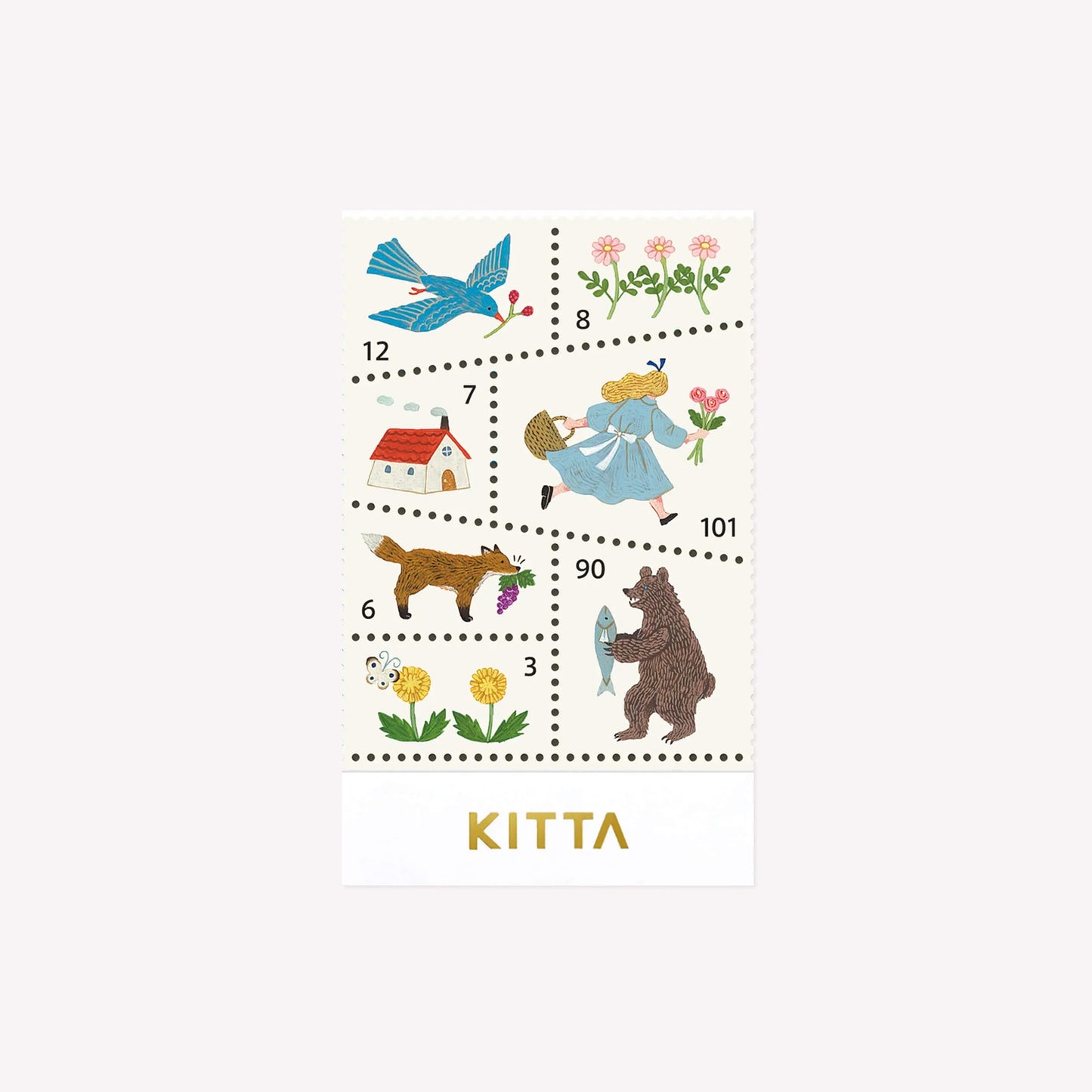 King Jim Kitta Forest Morning Washi Stickers