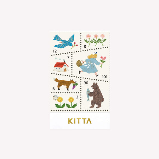 King Jim Kitta Forest Morning Washi  Stickers