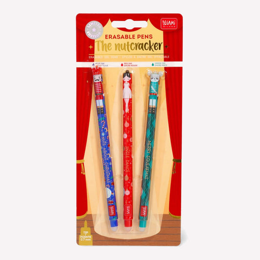 The Nutcracker Christmas Erasable Gel Pen (Singles & Set of 3)