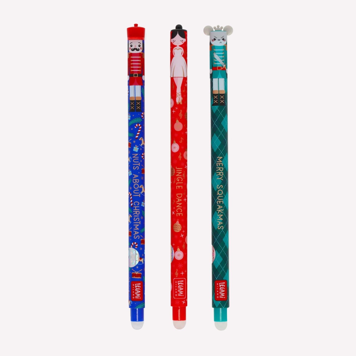 The Nutcracker Christmas Erasable Gel Pen (Singles & Set of 3)