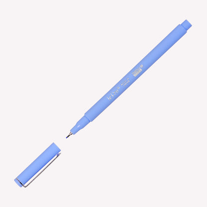 Open Marvy Uchida Le Pen fineliner in periwinkle.