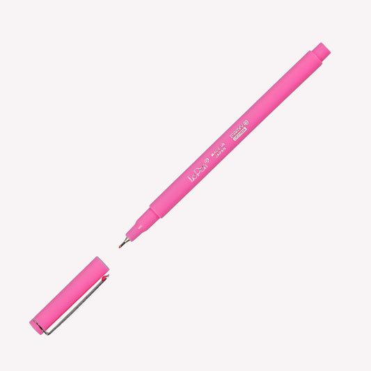 Open Marvy Uchida Le Pen fineliner in pink.