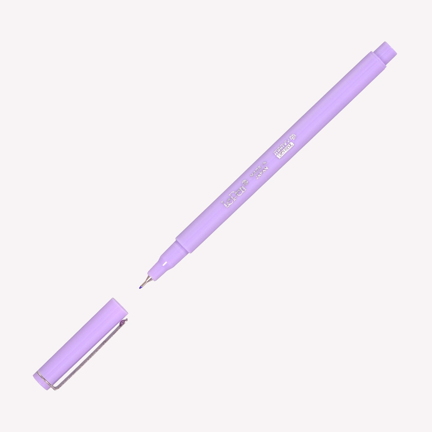 Open Marvy Uchida Le Pen fineliner in wisteria.