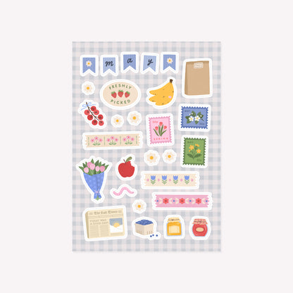 Monthly Salt Scrap Club Mail Sticker Sheet (Extras & Seconds)