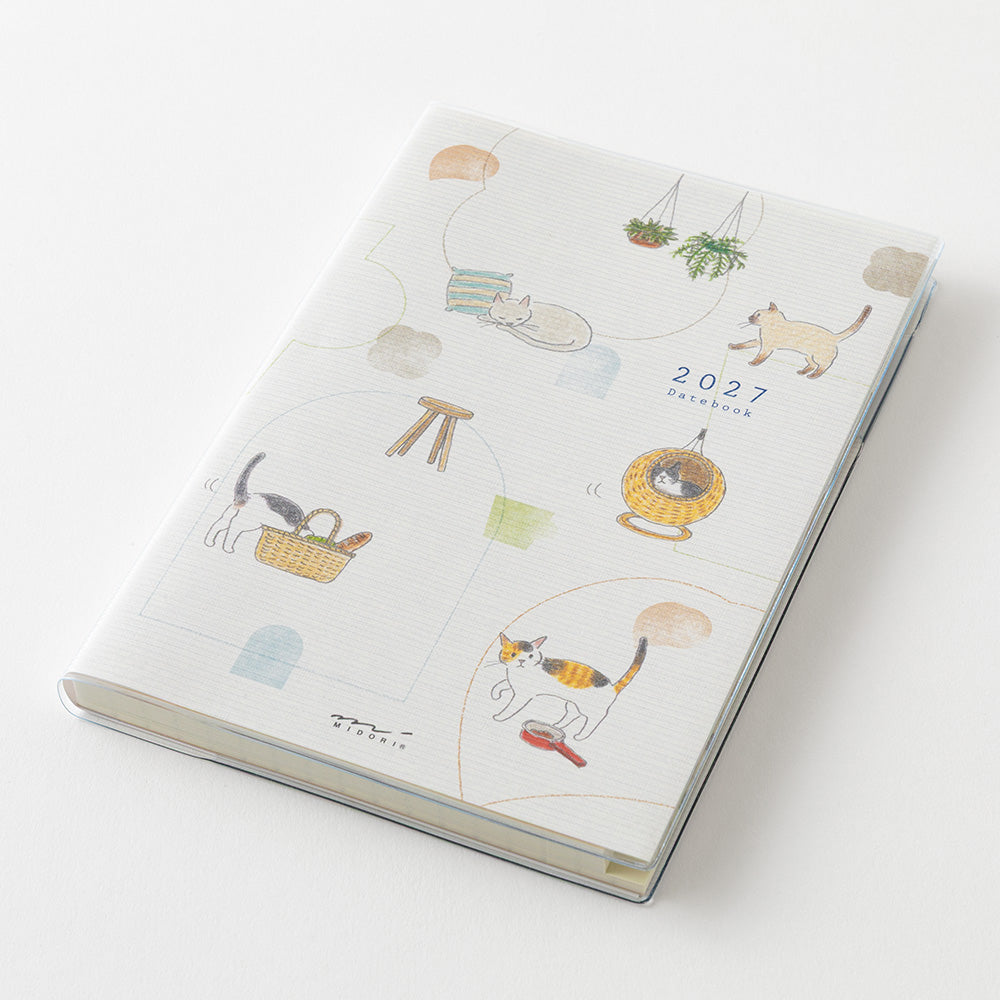 Midori 2027 Cat B6 Pocket Diary
