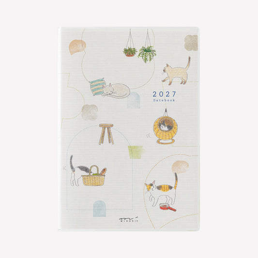 Midori 2027 Cat B6 Pocket Diary
