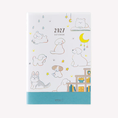 Midori 2027 Dog B6 Pocket Diary
