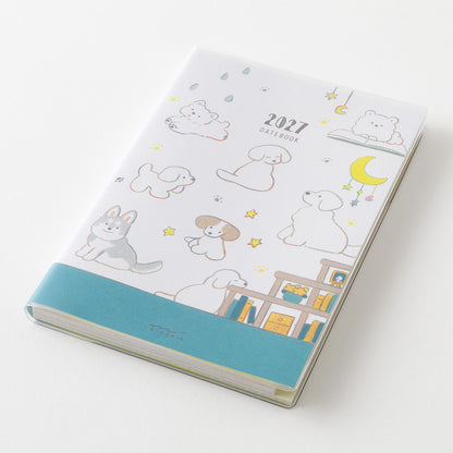 Midori 2027 Dog B6 Pocket Diary