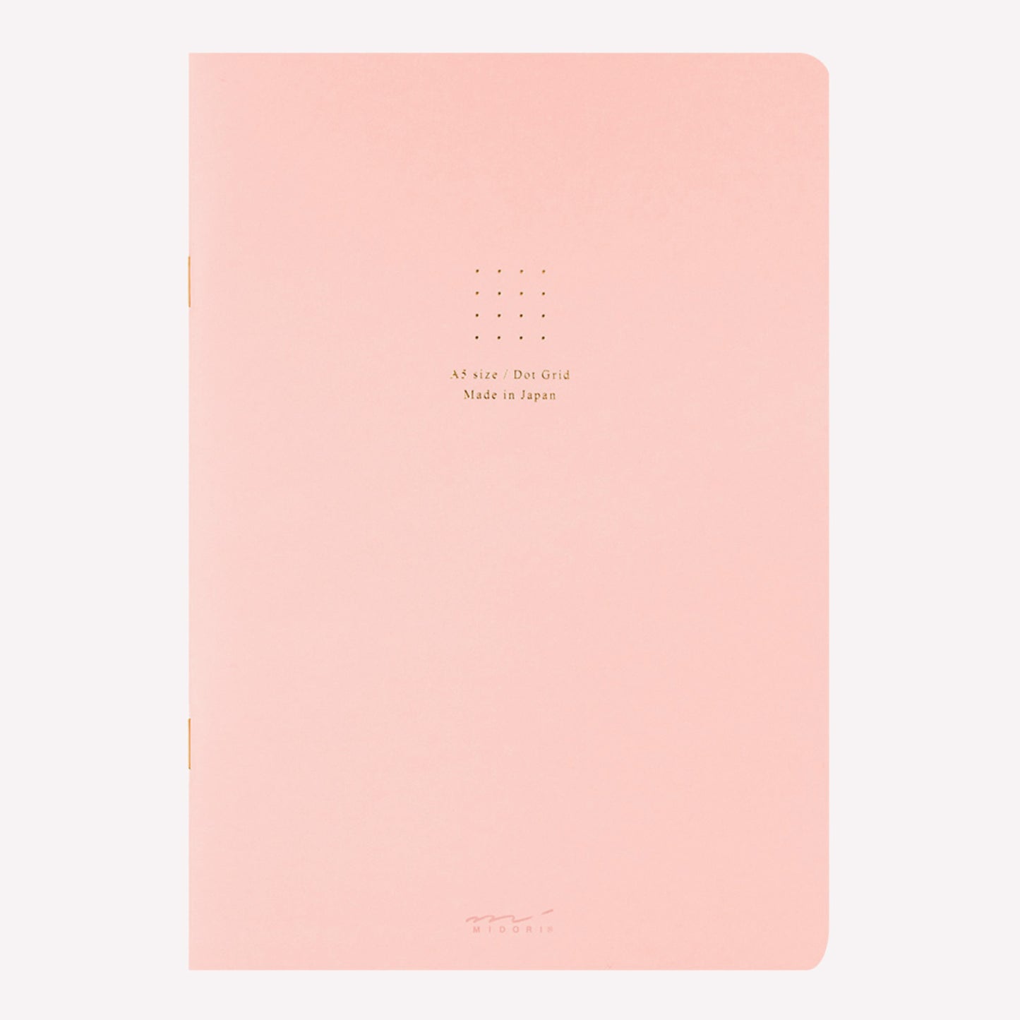 Midori A5 Pink Dot Grid Notebook
