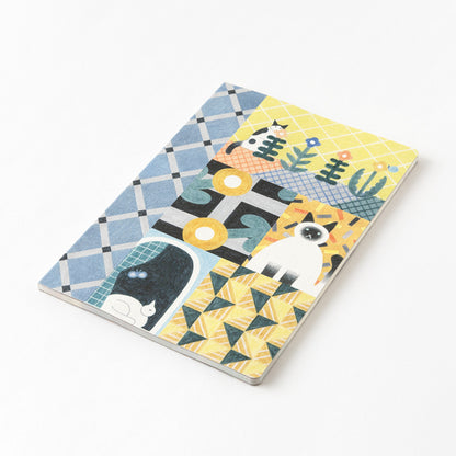 Midori Cat & Books Yuru Log B6 Notebook