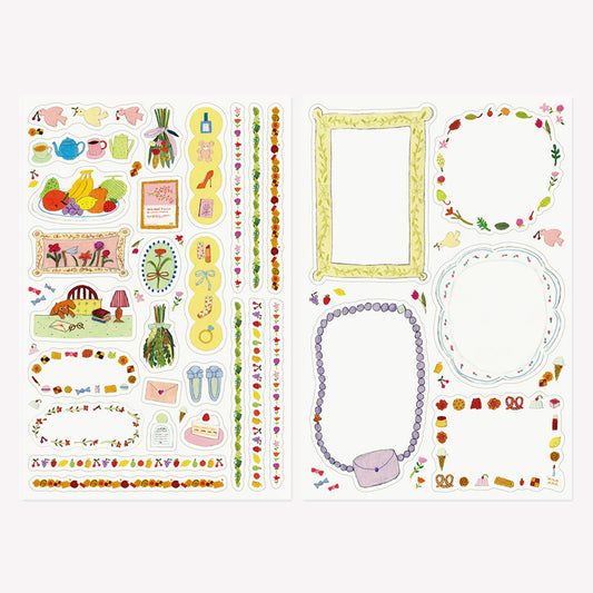 Midori My Life Yuru Log Sticker Sheets (Set of 2)