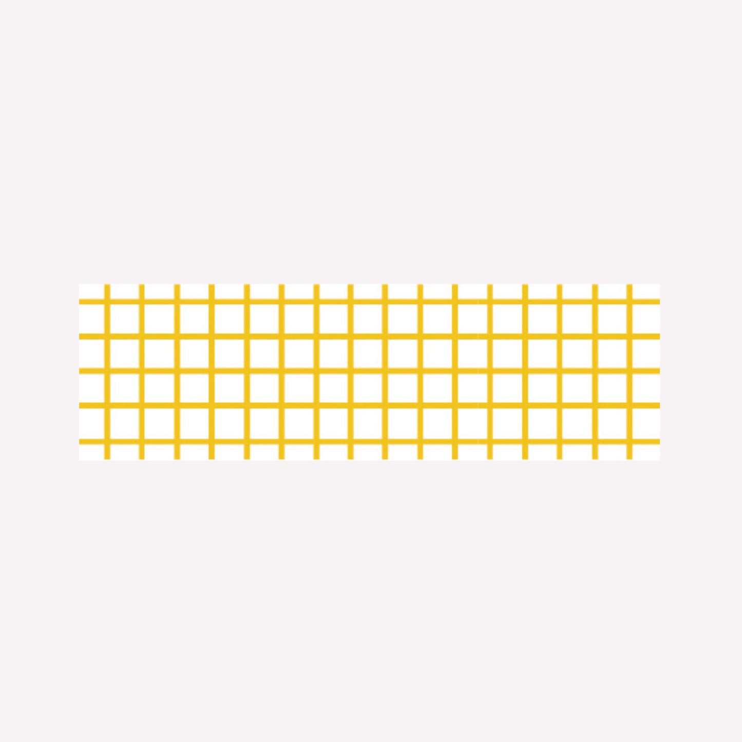 MT Hougan Dandelion Yellow Grid Washi Tape