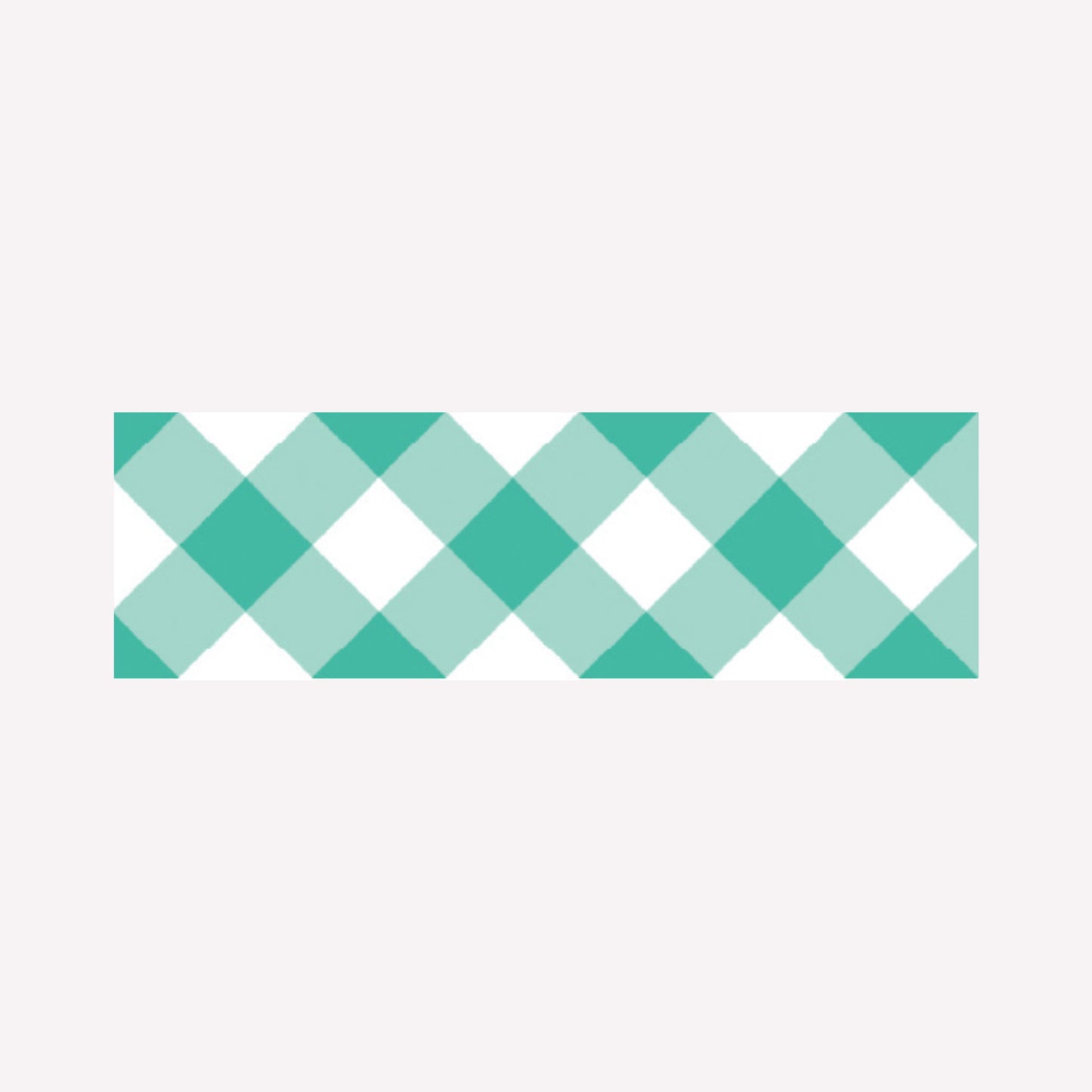 MT Green Checkered Gingham Washi Tape