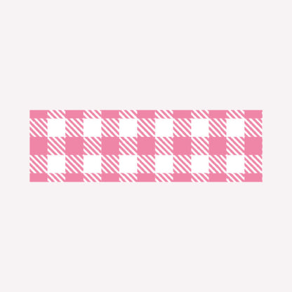 MT Pink Checkered Gingham Washi Tape