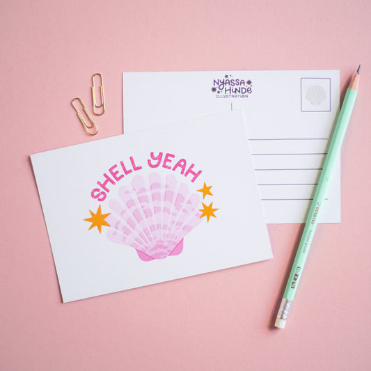 Shell Yeah! Postcard Print