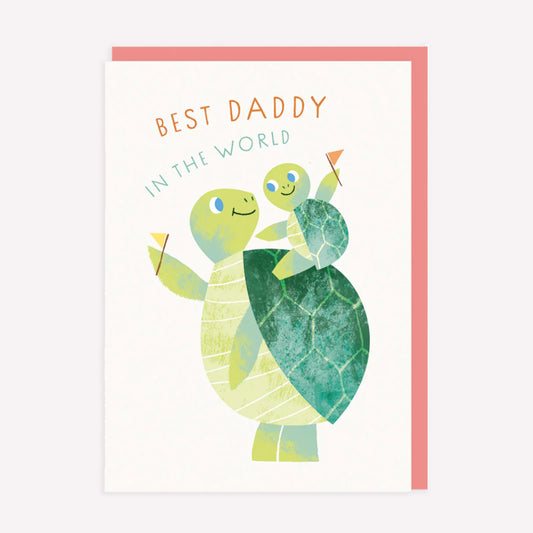 Best Daddy In The World Greetings Card