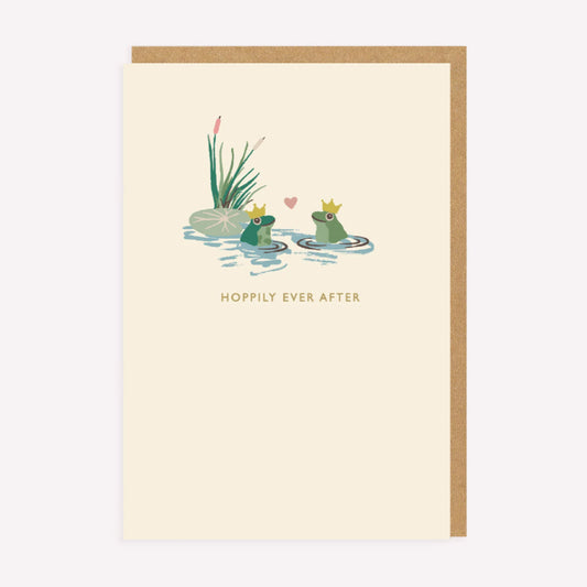 Hoppily Ever After Greetings Card
