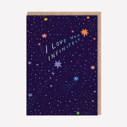 I Love You Infinitely Greetings Card
