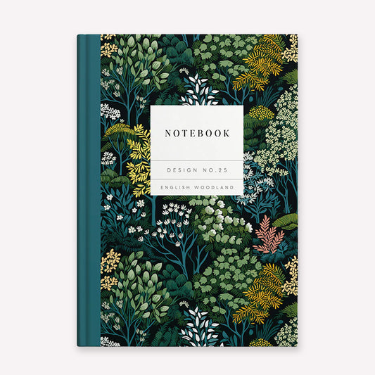 English Woodland Hardback Lined Notebook
