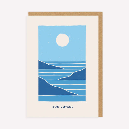 Bon Voyage Sea Greetings Card