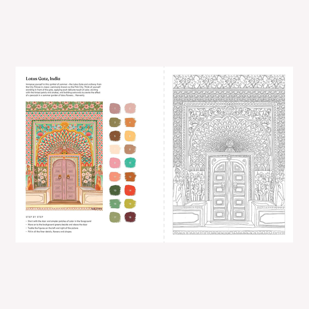 Art Escapes: Paint By Numbers Book