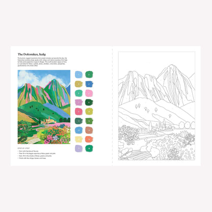 Art Escapes: Paint By Numbers Book