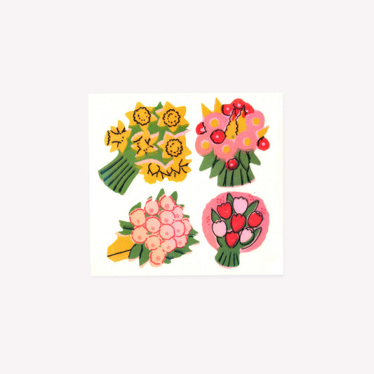Stickermagic Pearlie Floral Posies Mini Sticker Sheet