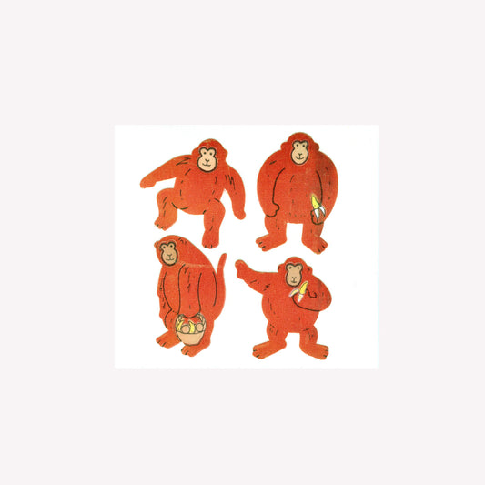 Stickermagic Pearlie Monkeys Mini Sticker Sheet