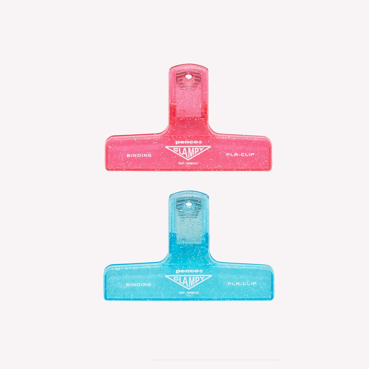 Penco Clampy Glitter Plastic Binder Clip