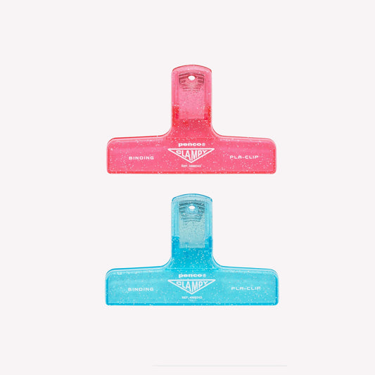 Penco Clampy Glitter Plastic Binder Clip