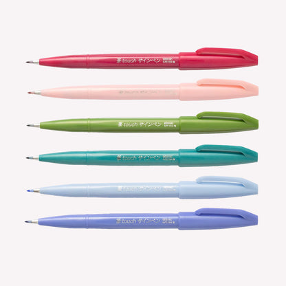 Pentel Touch Brush Sign Marker Pen