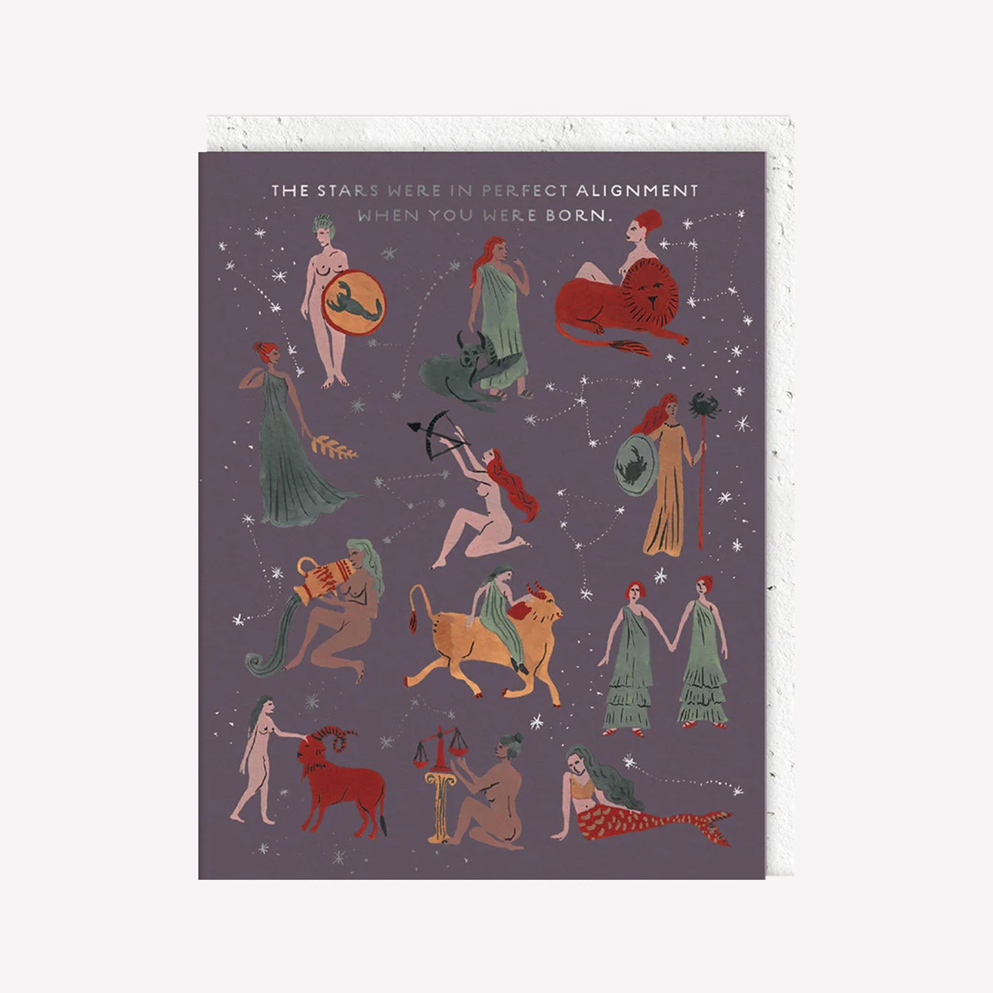 The Stars Were In Perfect Alignment Birthday Greetings Card