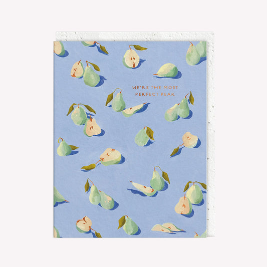 Most Perfect Pear Anniversary Greetings Card