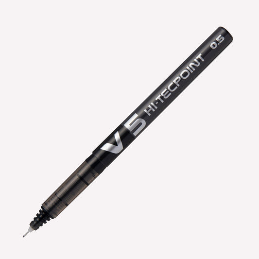 Pilot Hi-Tecpoint V5 Black Rollerball Pen
