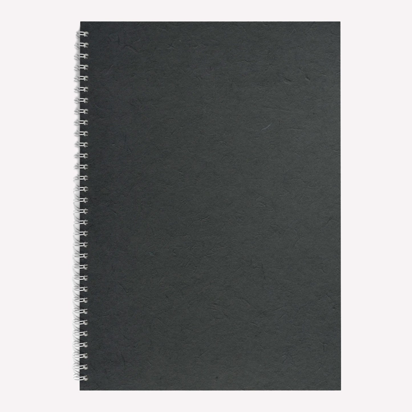 Pink Pig Spiral Bound A3 sketchbook with a black recycled banana leaf cover and 35 pages suitable for mixed media artworks. 