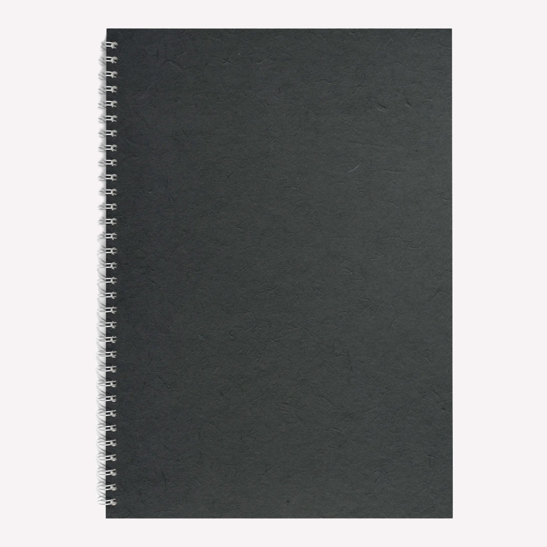 Pink Pig Spiral Bound A3 sketchbook with a black recycled banana leaf cover and 35 pages suitable for mixed media artworks. 