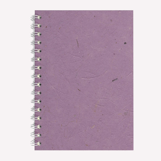 Pink Pig Amethyst Spiral Bound Kraft Paper Portrait Sketchbook