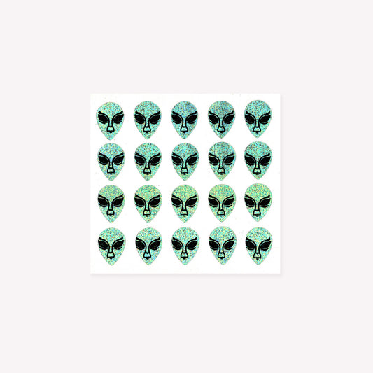 Stickermagic Prismatic Micro Aliens Mini Sticker Sheet