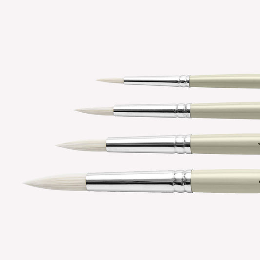 Pro Arte Bristlene Round Oil Paintbrush