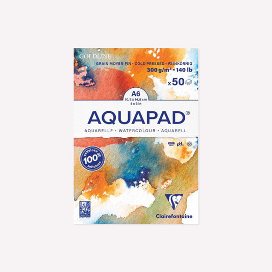 Clairefontaine A6 Watercolour Aquapad Paper Pad
