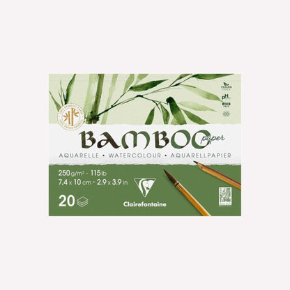 Clairefontaine A6 Bamboo Watercolour Paper Pad