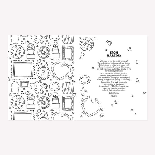 Craft and Create: A Junk Journal Colouring Book