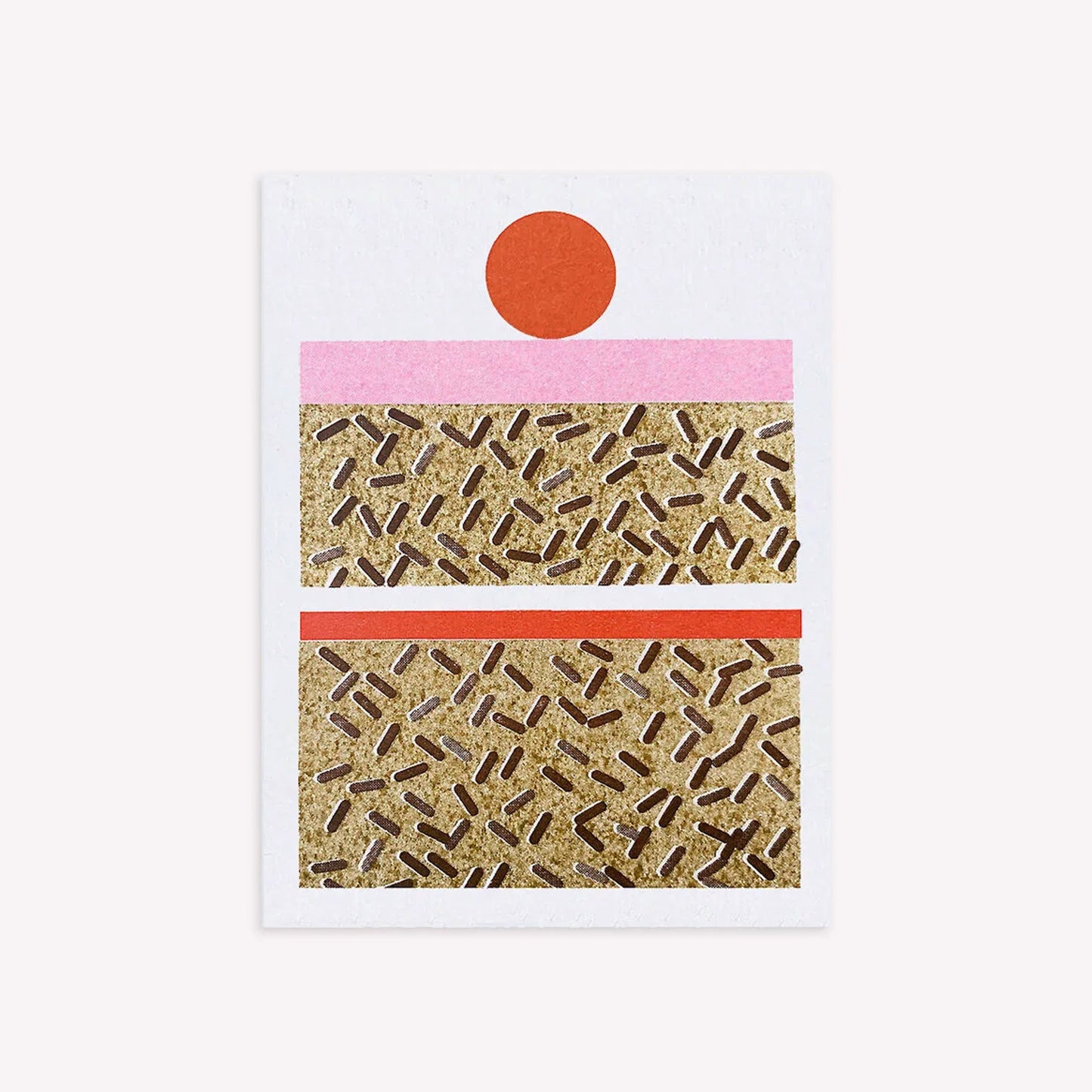 Birthday Cake Mini Greetings Card